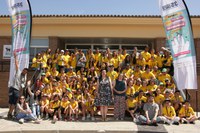 foto de familia del campus de los ganadores del 35 Concurso Escolar