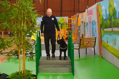 Un momento de la exhibición de la FOPG en Málaga