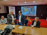 Momento de la firma del acuerdo con el Consejo de Colegios Profesionales de Veterinarios de Castilla-La Mancha