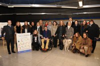 Presentación Metro Madrid con Perros Guía